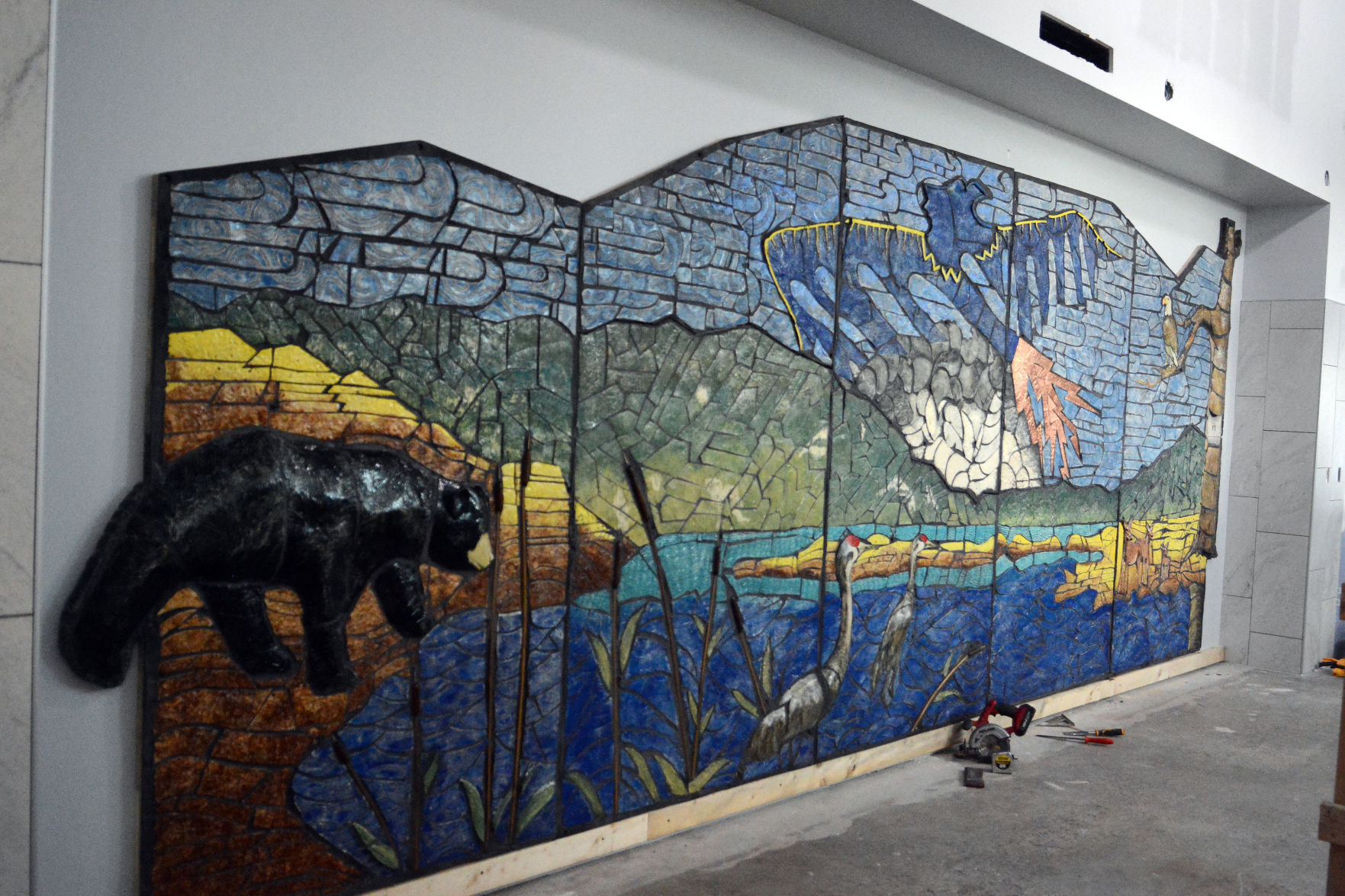 Little Eagle Arts Foundation mural for Baraboo middle school